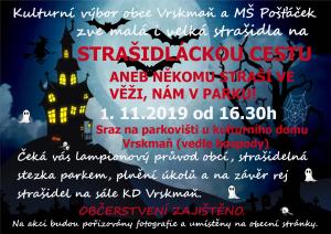 Strašidlácká cesta aneb někomu straší ve věži, nám v parku!