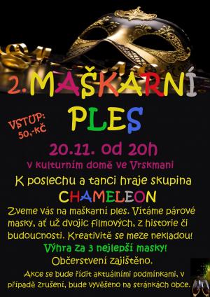 2. MAŠKARNÍ PLES